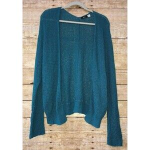 BDG Urban Outfitters Cardigan Sweater XS Open Teal Pink Small